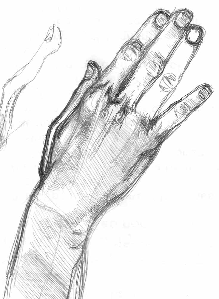 STUDY FOR A HAND