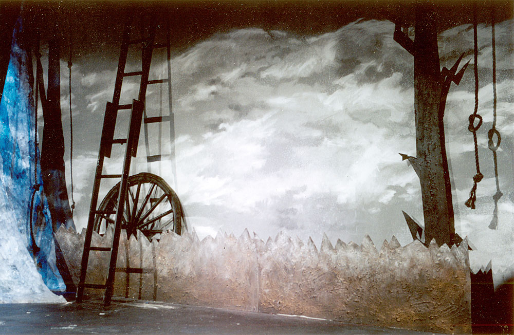 SCENIC PAINTING FOR THEATRICAL PLAY