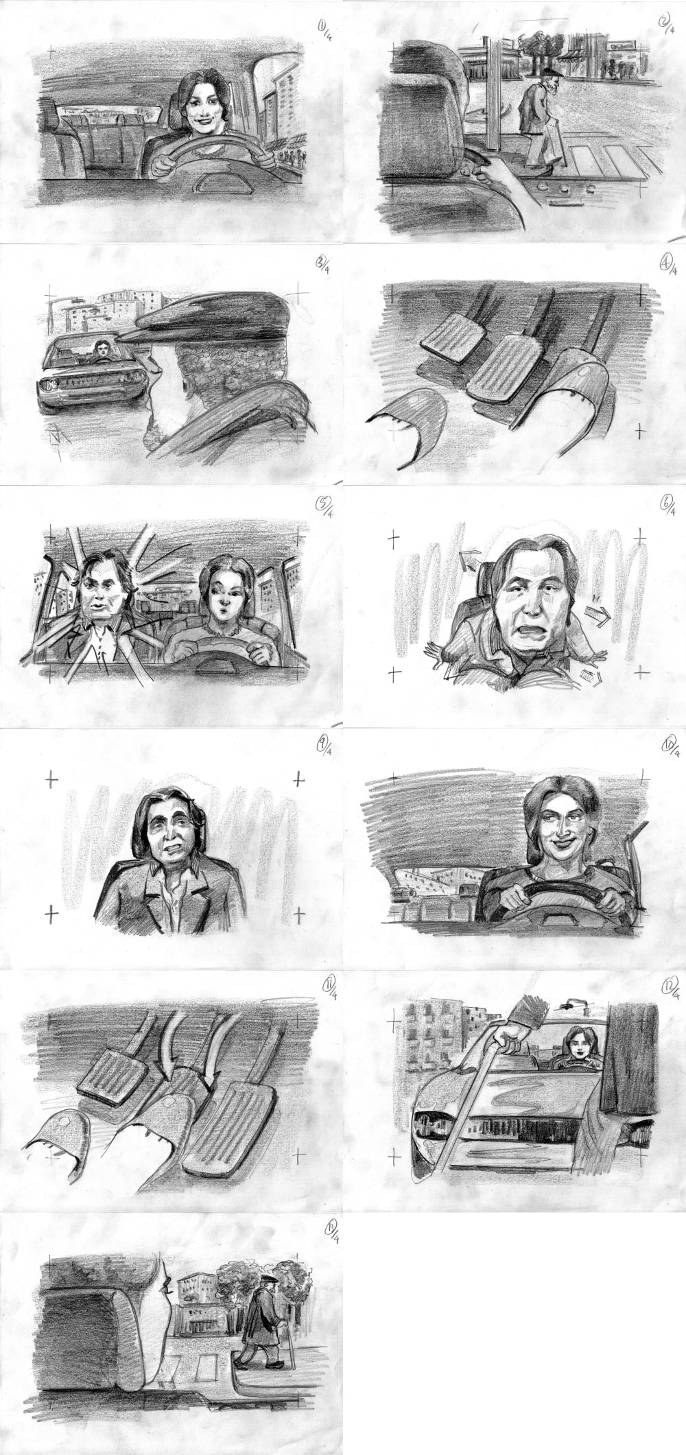 ROAD SAFETY FIRST - Storyboard