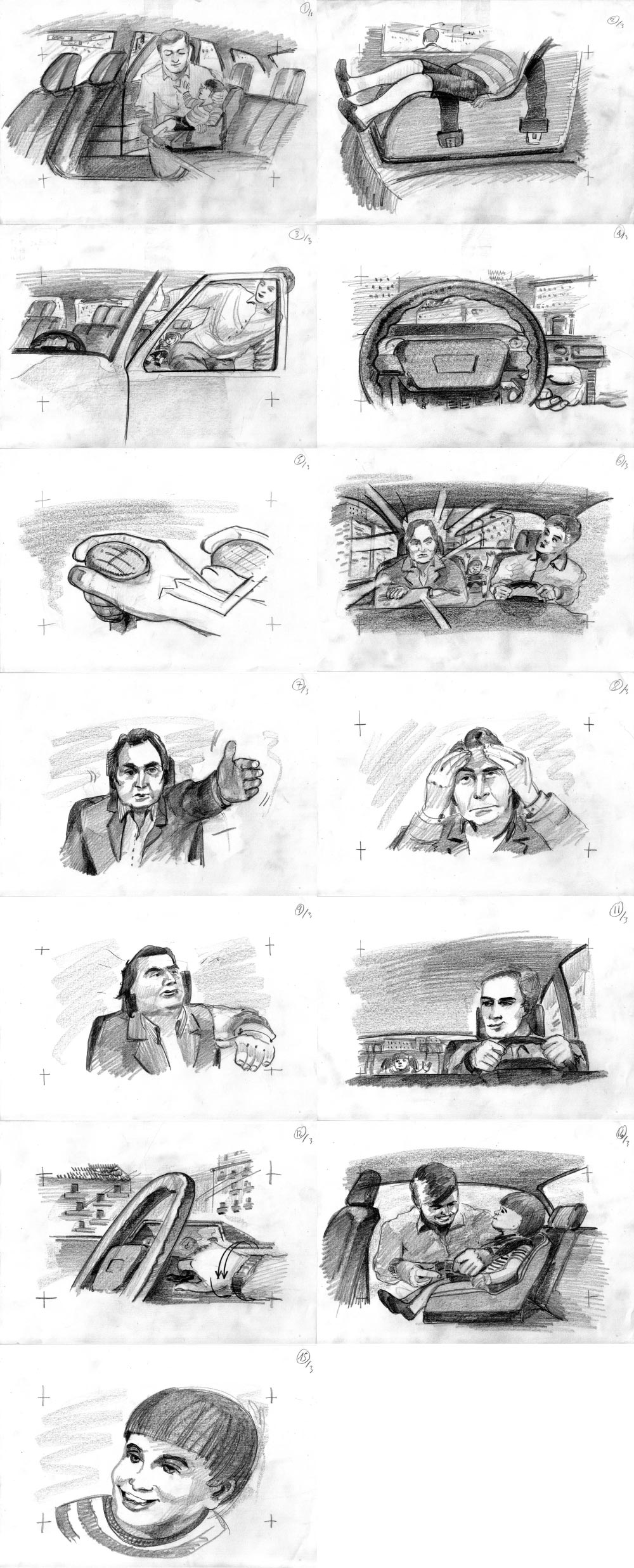 ROAD SAFETY FIRST - Storyboard